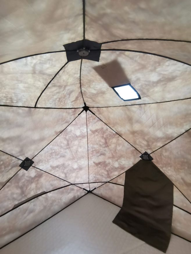 Походная Баня Премиум, камуфляж, композит 9 мм (трехслойная)