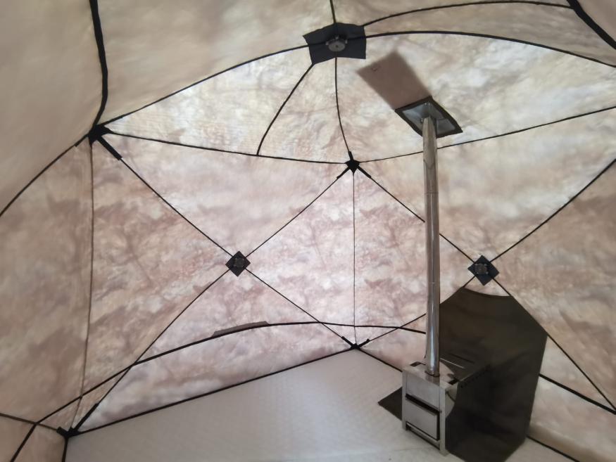 Походная Баня Премиум, камуфляж, композит 9 мм (трехслойная)