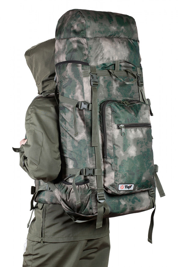 Рюкзак туристический Оптимал 6, мох, 120 л, ТАЙФ