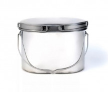 Котелок низкий 7,5 л крышка с ручками Роза Ветров