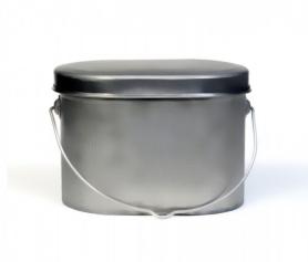 Котелок низкий 7,5 л титановый крышка без ручек Роза Ветров