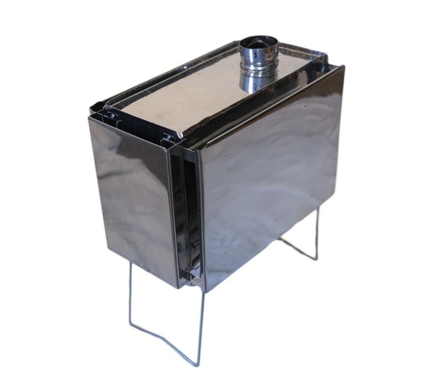 Печь походная Век Эконом-Стандарт туристическая, сдвижной экран