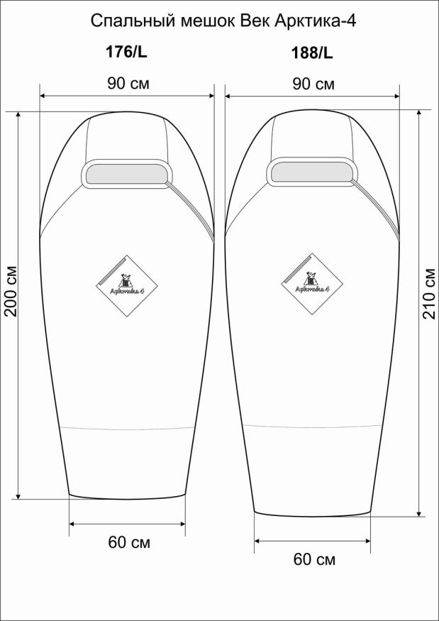 Спальный мешок Век Арктика-4