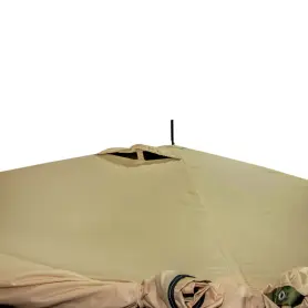 Шатер СЛЕДОПЫТ быстросборный, 6 стен, 3,35х3,85 м, h-2,25 м, S по полу 9,3 кв.м ОЛИВА