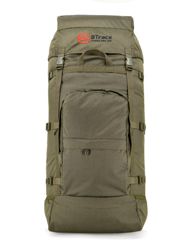 Рюкзак туристический &amp;quot;Horse 120 PRO&amp;quot; зеленый, 120 л, Btrace