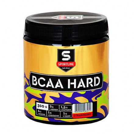 Аминокислоты SportLine BCAA HARD 4:1:1 300g Натуральный