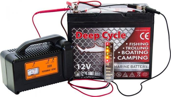 Зарядное для тяговых аккумуляторов 10А (12В)