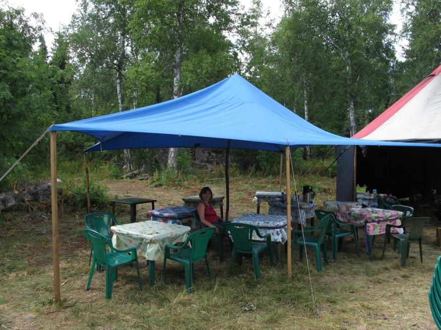 Тент Век 5х4,5 костровой