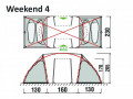 Палатка GreenLand Weekend 2+2