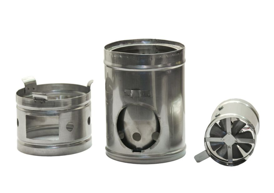 Турбопечка щепочница Век d 108мм