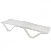 Шезлонг размер 1920х620х320, цвет белый