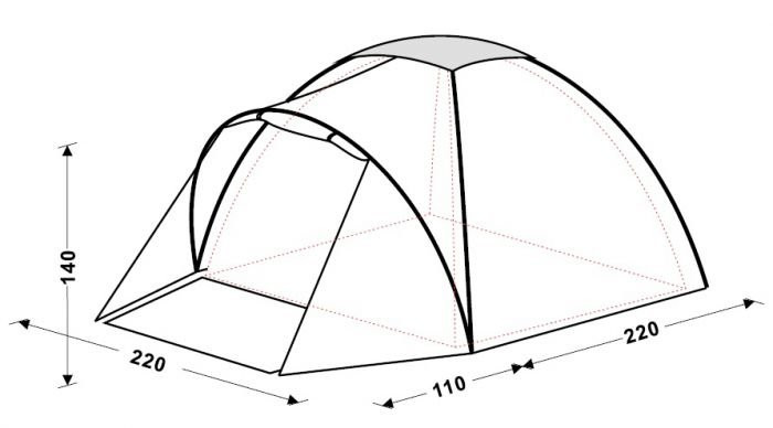King Camp HOLIDAY Fiber палатка