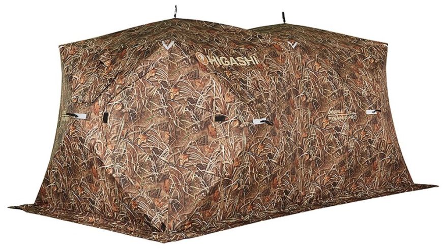 Палатка зимняя Higashi Double Camo Pyramid Pro (трехслойная)