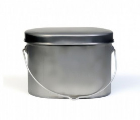 Котелок низкий 4 л титановый крышка без ручек Роза Ветров