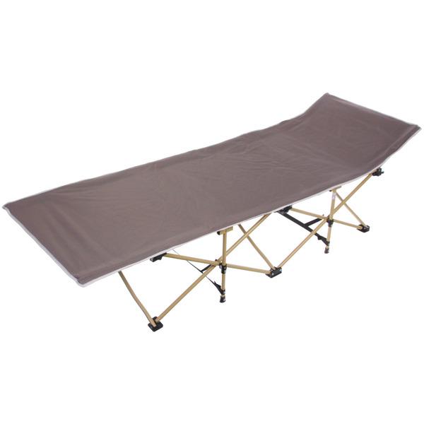Раскладушка кемпинговая складная 188*66*45 см, серая
