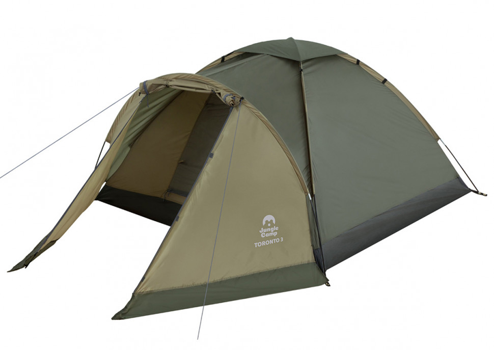 Палатка Toronto 3 Jungle Camp трехместная, т.зеленый/оливковый цвет