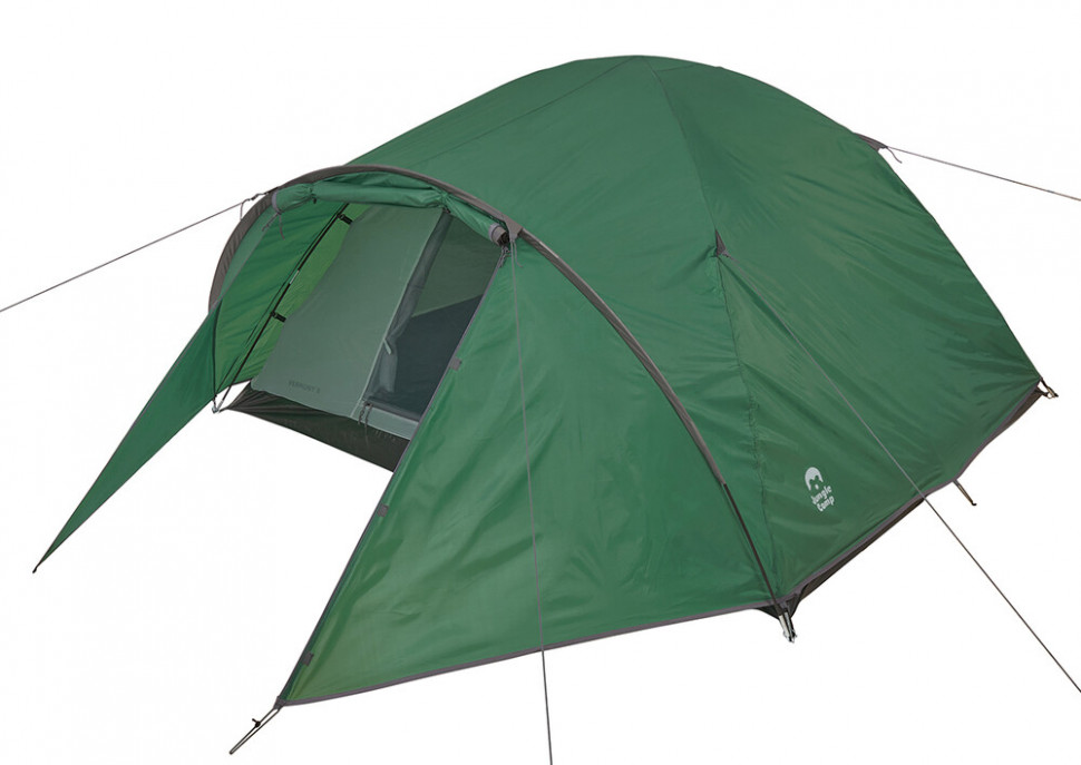 Палатка Vermont 3 Jungle Camp, трехместная, зеленый